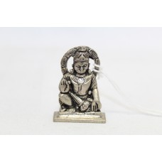 Goddess Figure Handmade Figurine Lord Hanuman 70% Silver Idol Murti Indian Hindu